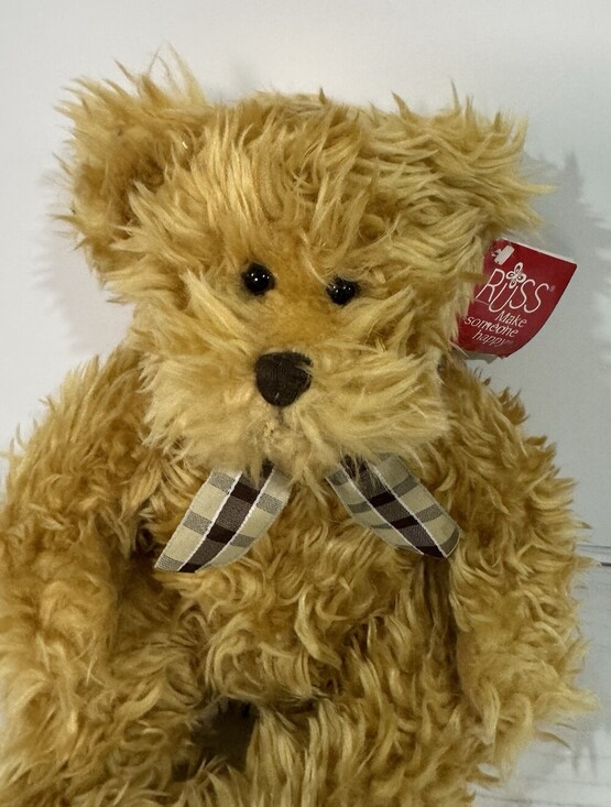 Russ Other - RUSS Benjamin Bear Brown Soft Plush Collectable Cute